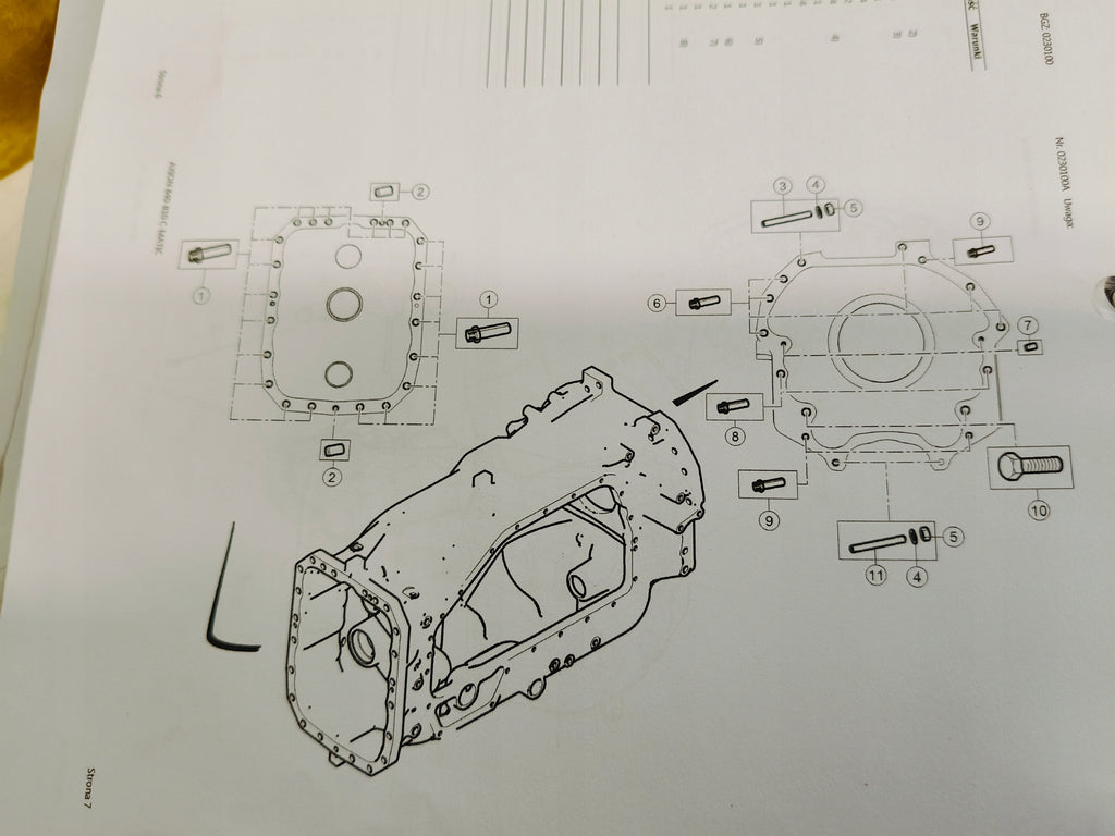 0010329681 CLAAS AXION 840 C-MATIC 13R 240KM 12KT-SCREW WITH FLANGE M16X60