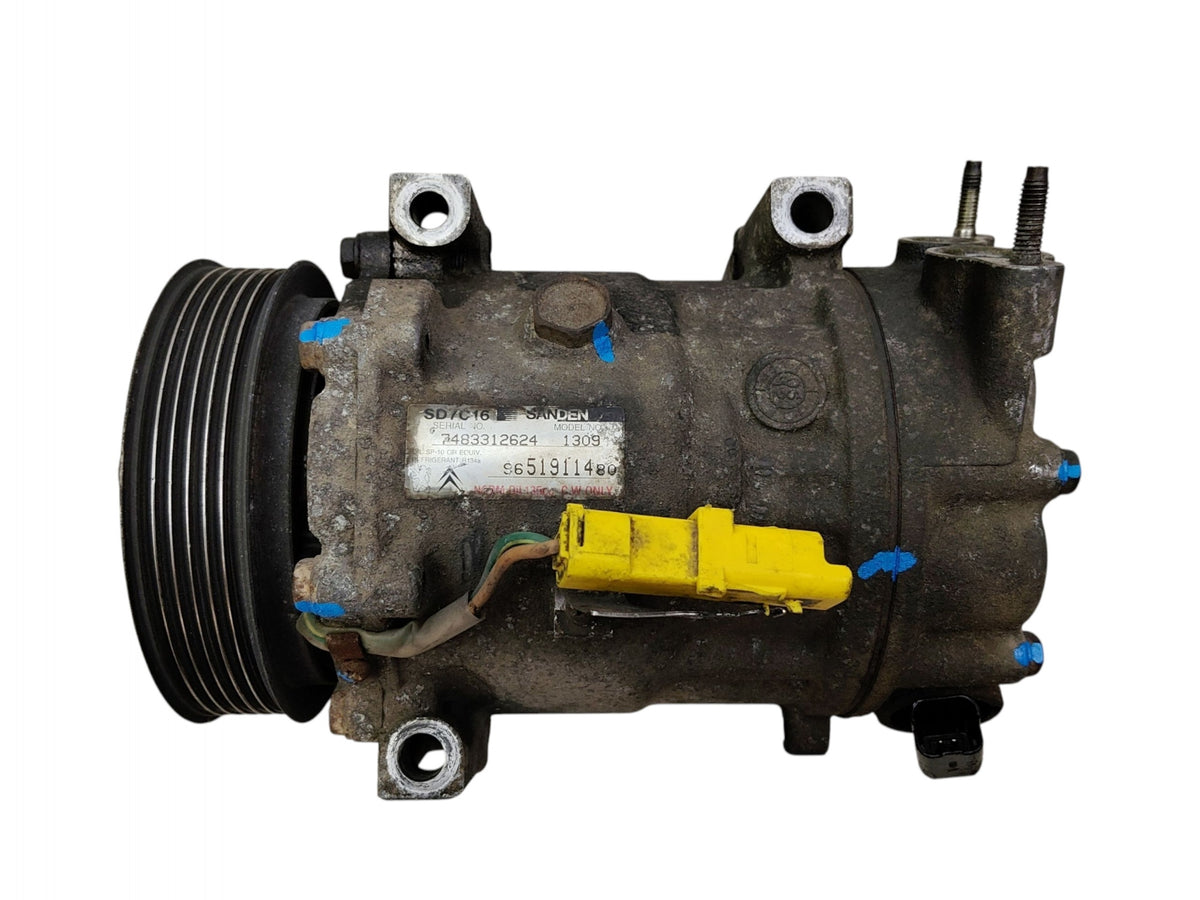 AIR CONDITIONING COMPRESSOR CITROEN C4 PICASSO AND BERLINGO II B9 9651911480
