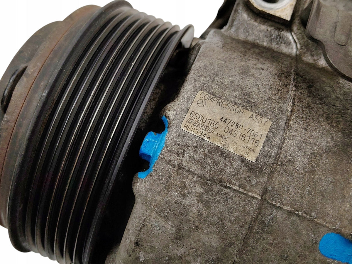 AIR CONDITIONING COMPRESSOR MERCEDES W212 W166 W204 A207 X218 R231 447280-7081