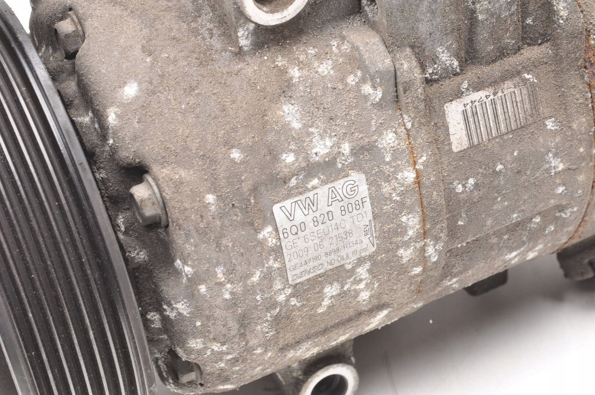 AIR CONDITIONING COMPRESSOR POLO IV SKODA FABIA II 1.4 TDI 70 KM 6Q0820808F