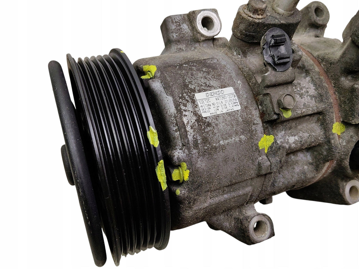 AIR CONDITIONING COMPRESSOR TOYOTA AURIS AND E15 AVENSIS T25 1.4 VVT-I 447260-2270