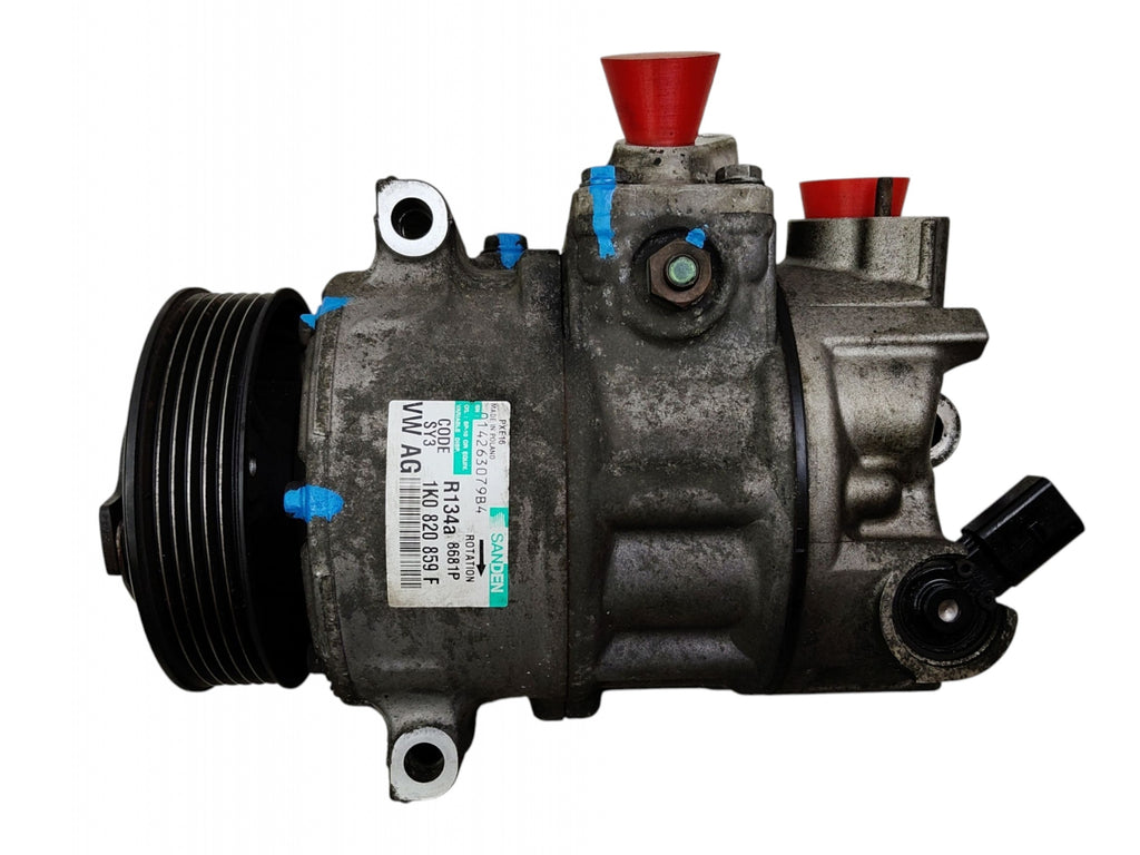 AIR CONDITIONING COMPRESSOR VOLKSWAGEN PASSAT B6 GOLF V VI AUDI A3 8P 1K0820859F