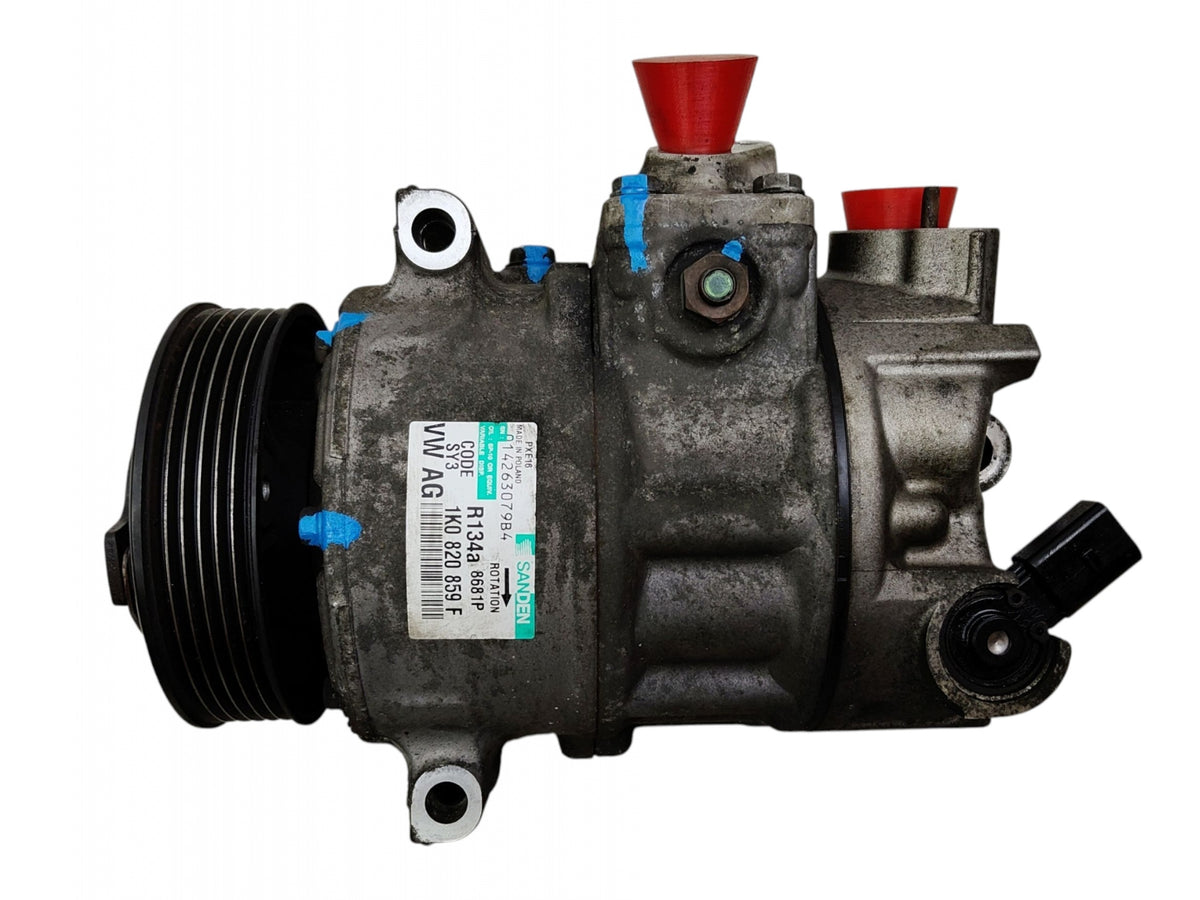 AIR CONDITIONING COMPRESSOR VOLKSWAGEN PASSAT B6 GOLF V VI AUDI A3 8P 1K0820859F