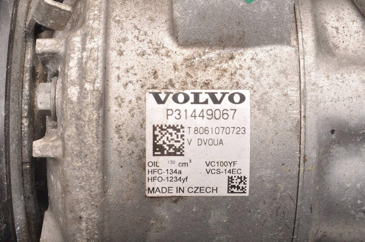 AIR CONDITIONING COMPRESSOR VOLVO S60 V60 XC60 II 2.0 D4 190KM 31449067