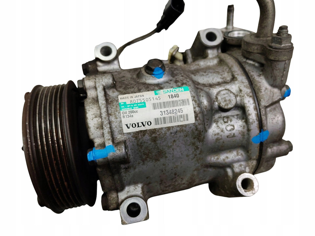 AIR CONDITIONING COMPRESSOR VOLVO V50 C30 S40 II S60 II S80 II 1.6 D2 31348245