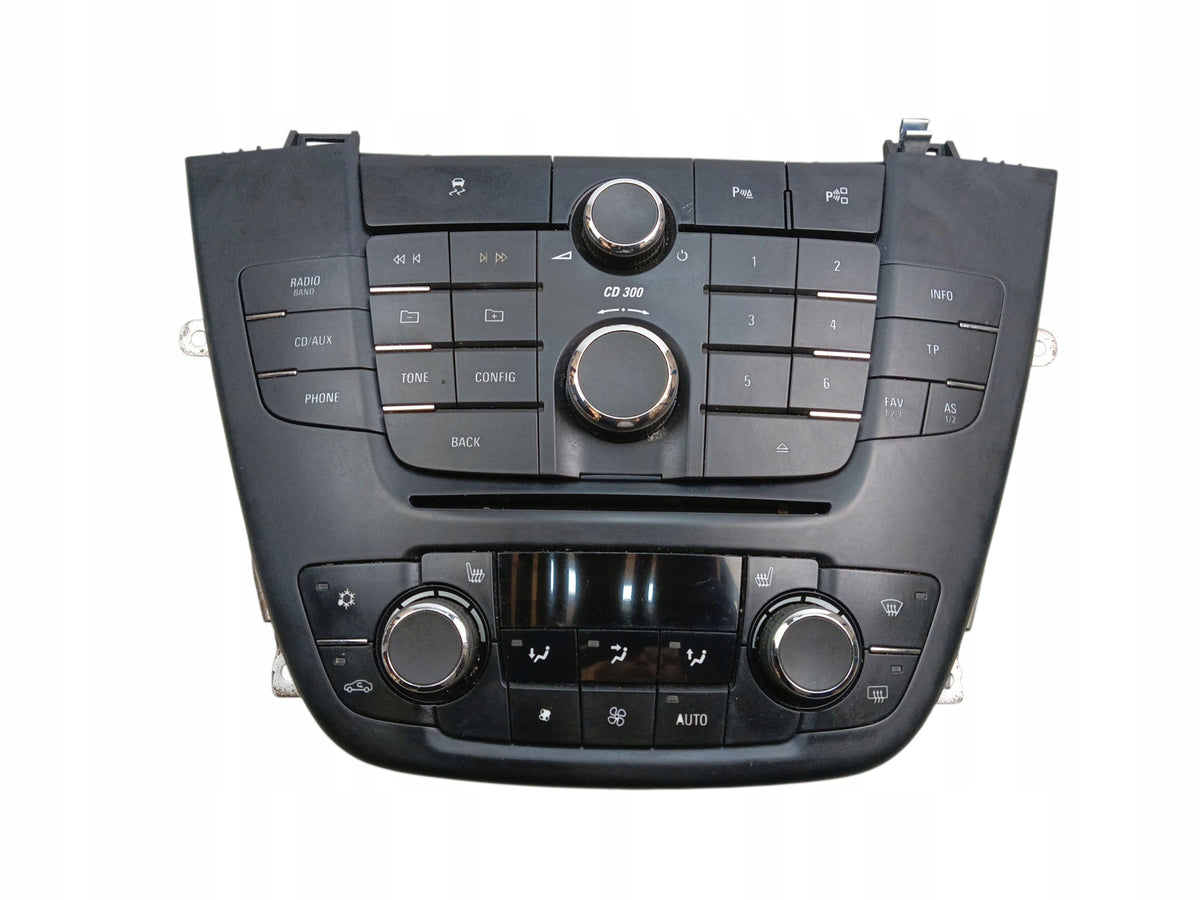 AIR CONDITIONING CONTROL PANEL RADIO OPEL INSIGNIA A 13273102 EUROPE