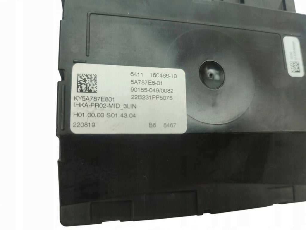 AIR CONDITIONING MODULE BMW i4 G26 5A787E8