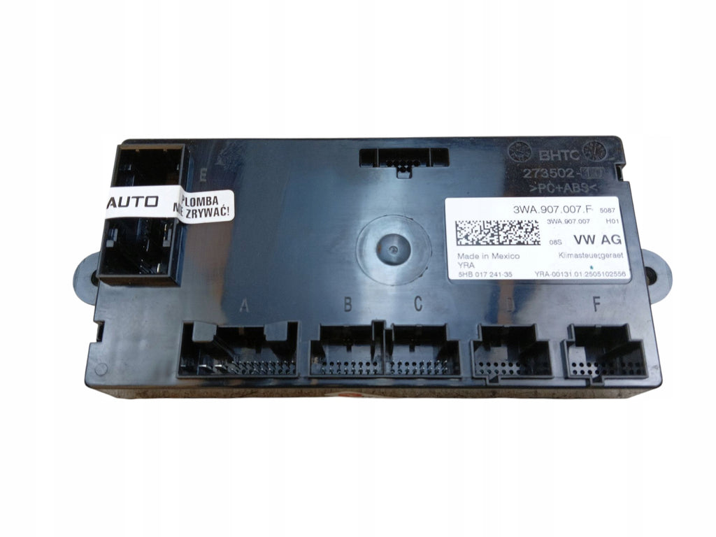 AIR CONDITIONING MODULE SEAT LEON IV VW GOLF VIII 3WA907007F
