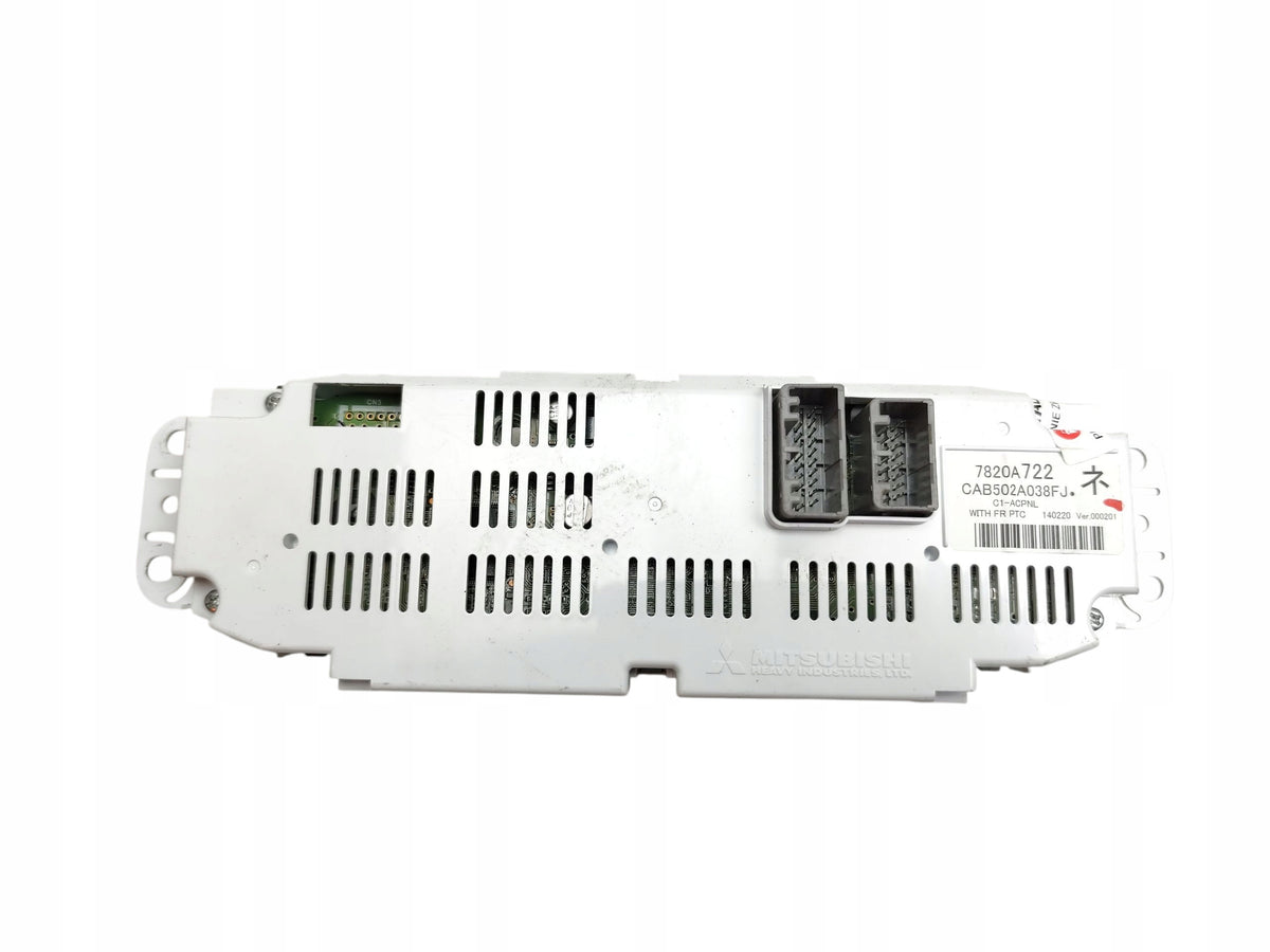 AIR CONDITIONING PANEL CITROEN C4 AIRCROSS MITSUBISHI ASX 7820A722