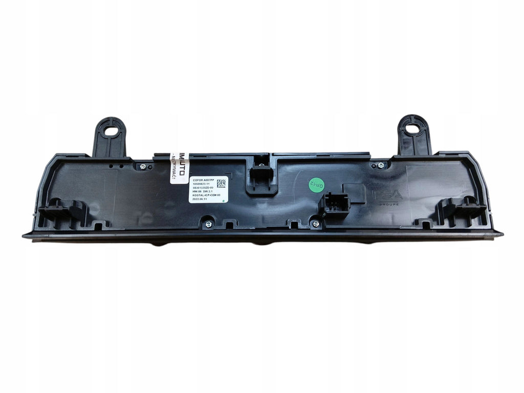AIR CONDITIONING PANEL CITROEN C5 X C5X (21-) 98361320ZD