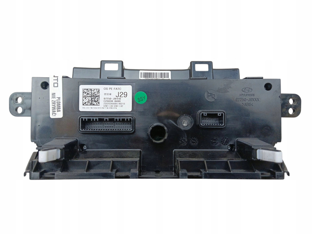 AIR CONDITIONING PANEL CLIMATRONIK HYUNDAI KONA I LIFT 97250-J9HH0