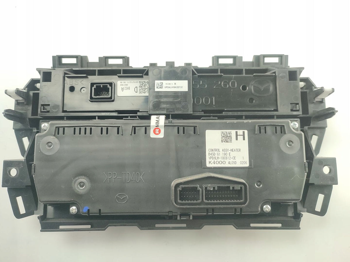 AIR CONDITIONING PANEL MAZDA 3 III BM/BN (2013-2016) B45D61190