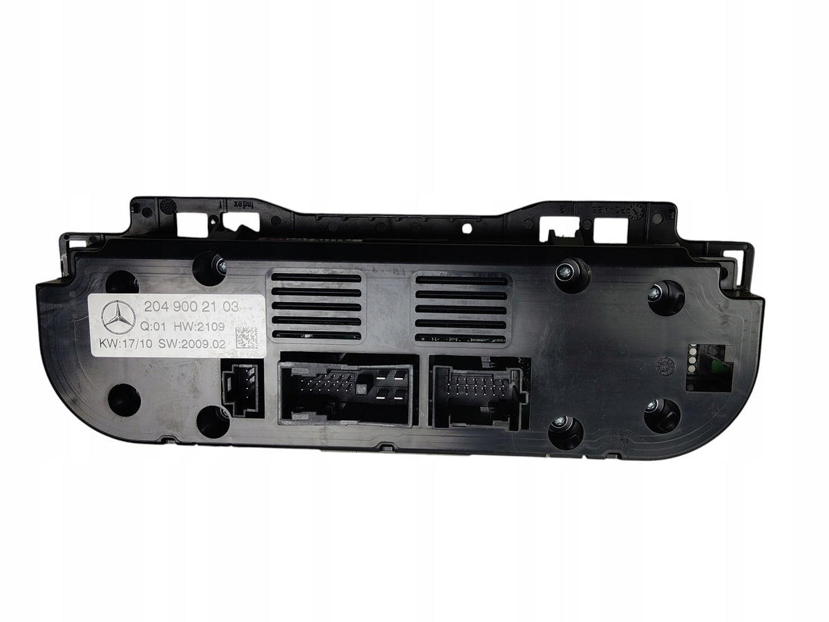 AIR CONDITIONING PANEL MERCEDES C W204 (2007-2011) A2049002103 EUROPE