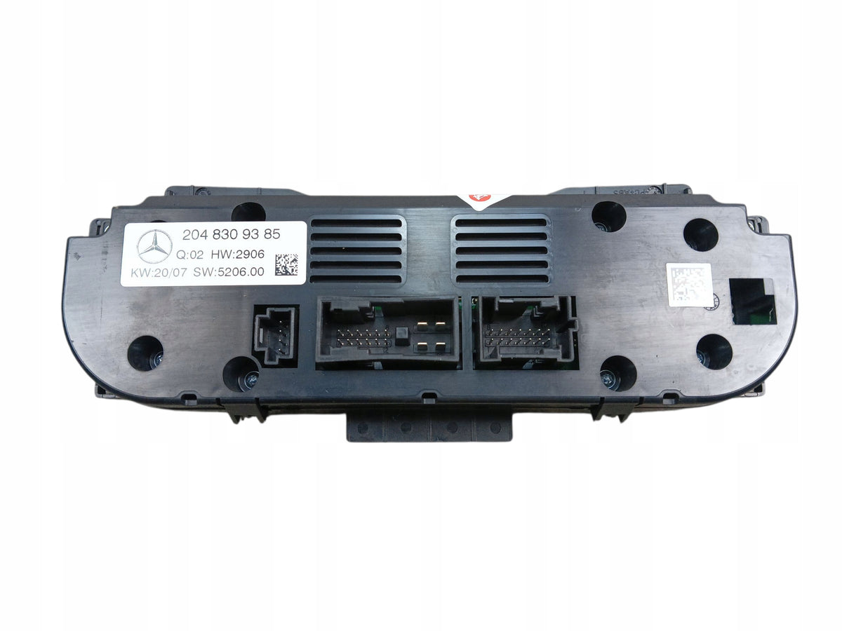 AIR CONDITIONING PANEL MERCEDES C W204 2048309385 EUROPE