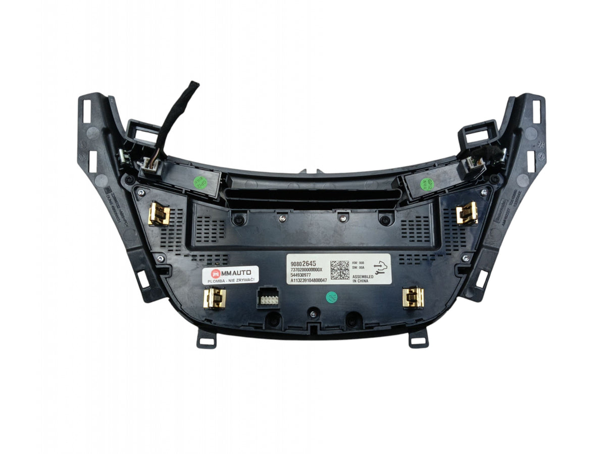 AIR CONDITIONING PANEL OPEL INSIGNIA A LIFT (2013-2017) 90802645