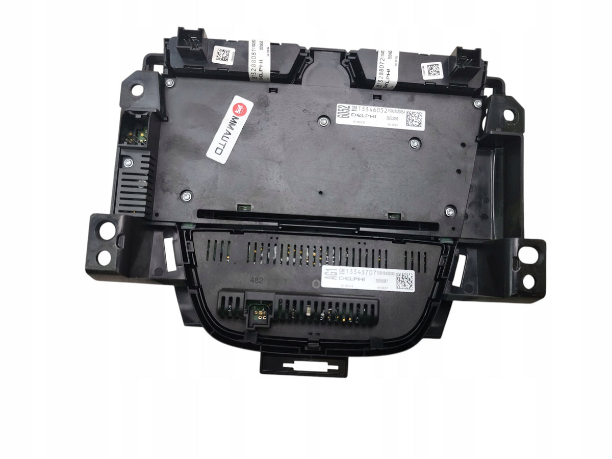 AIR CONDITIONING RADIO PANEL OPEL ASTRA IV J 13346052 EUROPE