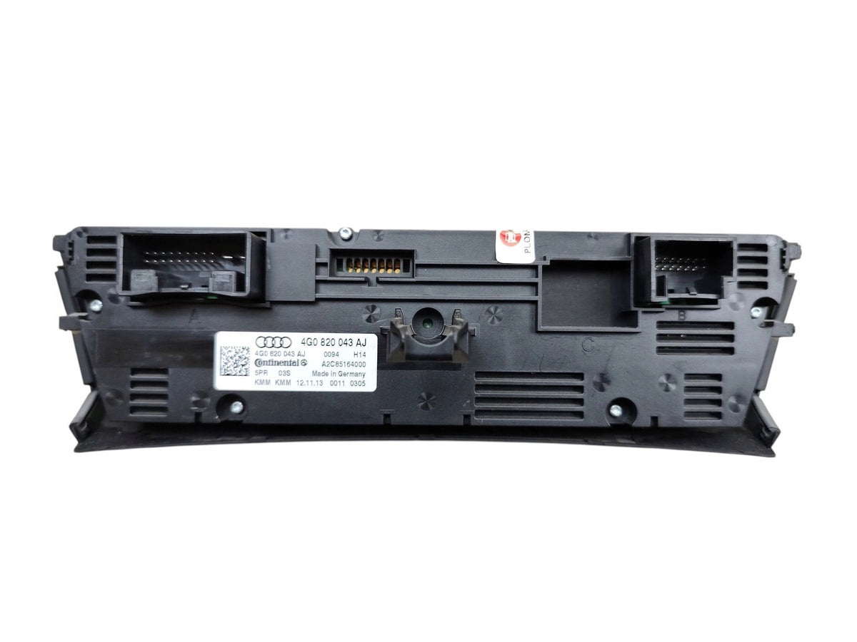 AIR CONDITIONING SUPPLY PANEL AUDI A6 C7 (2011-2014) 4G0820043AJ EUROPE
