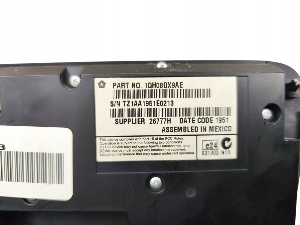 AIR CONDITIONING SUPPLY PANEL DODGE CHARGER II (2010-2014) 1QH08DX9AE