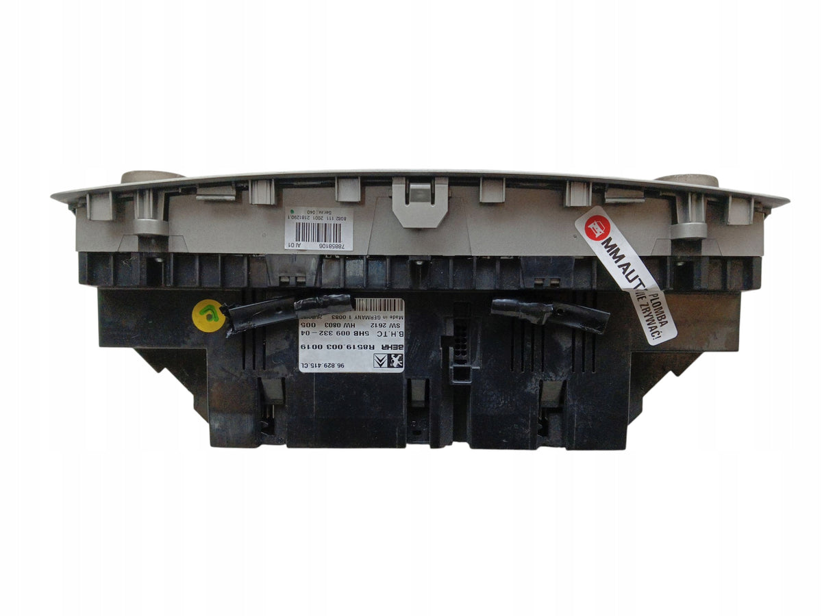 AIR CONDITIONING SUPPLY PANEL FRAME CITROEN C5 III X7 (2008-2010) 96829415CL