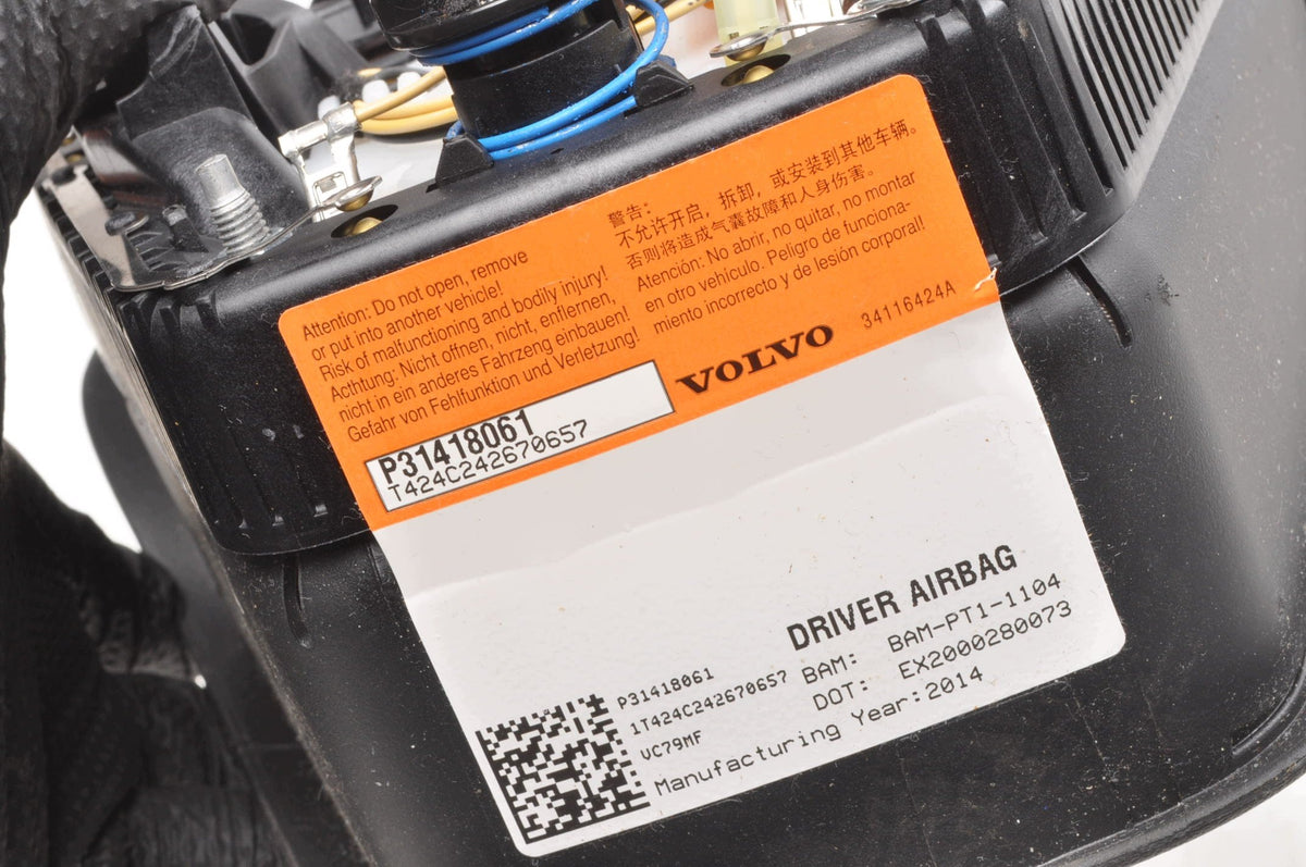 AIRBAG DRIVER AIRBAG VOLVO XC60 AND 31418061 LIFT