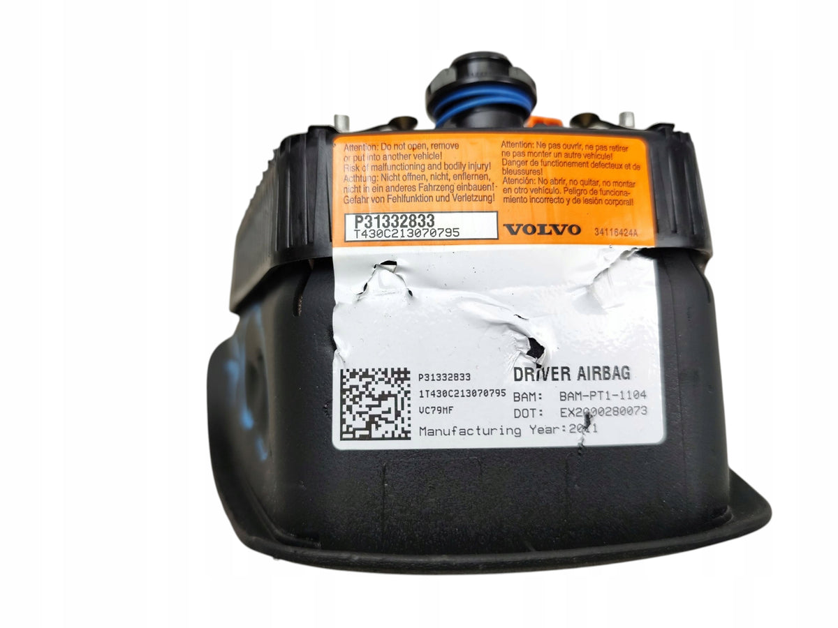 AIRBAG DRIVER CUSHION VOLVO XC60 AND P31332833