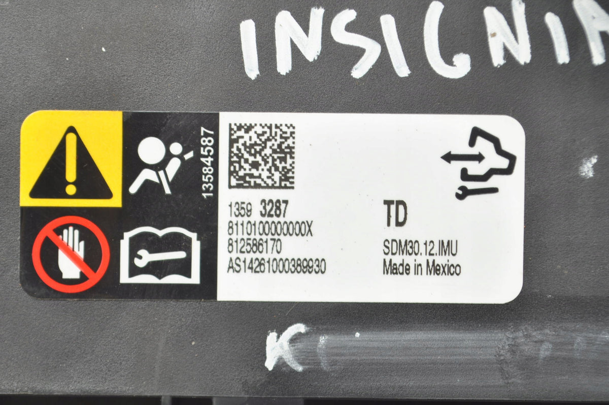 AIRBAG SENSOR OPEL INSIGNIA A 13593287