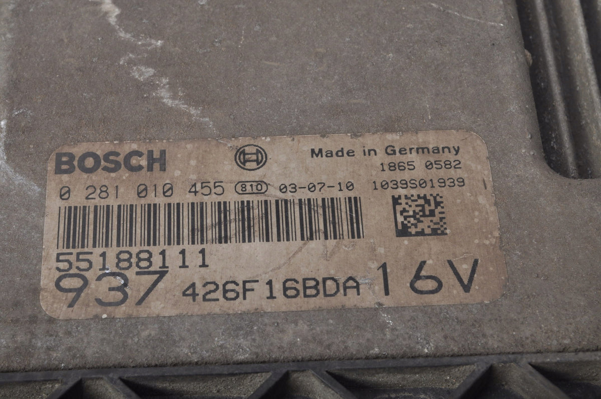 ALFA ROMEO 147 1.9 JTD ENGINE CONTROLLER 55188111