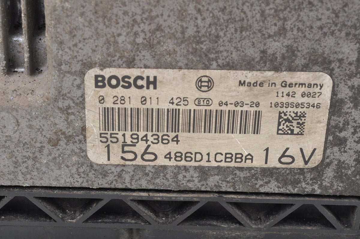ALFA ROMEO 156 1.9 JTD 16V COMPUTER ENGINE DRIVER 55194364