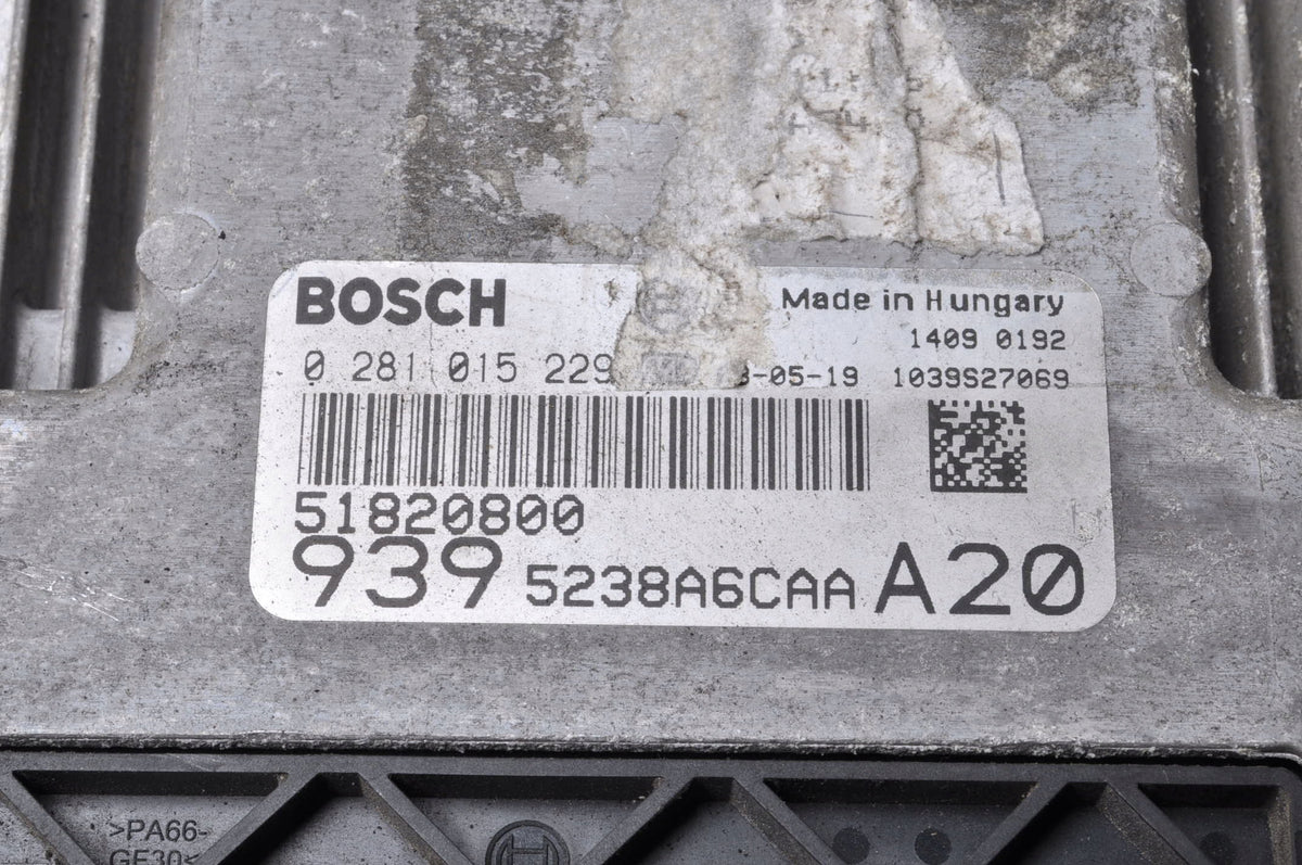 ALFA ROMEO 159 2.4 JTDM 200KM COMPUTER ENGINE DRIVER 51820800