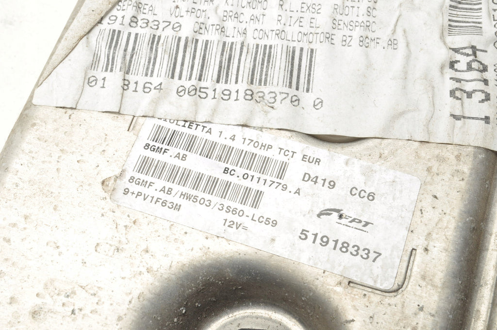 ALFA ROMEO GIULIETTA 1.4 TB 16V 170KM COMPUTER ENGINE DRIVER 51918337