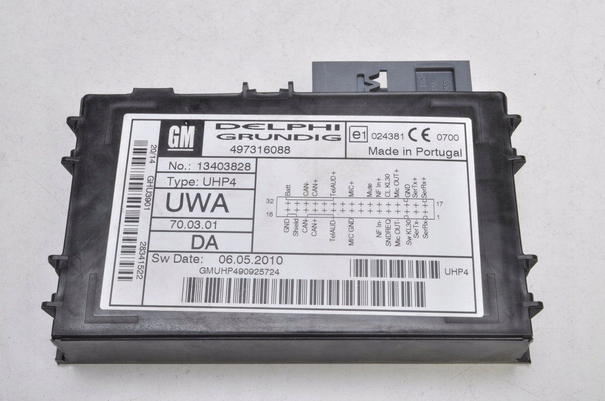 ANTARA ZAFIRA B ASTRA H CORSA D MODULE BLUETOOTH LIFT 13403828