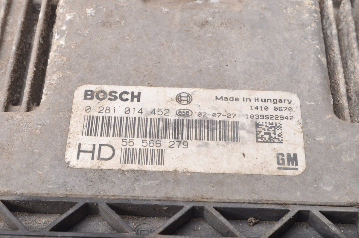ASTRA H ZAFIRA B II 1.9 CDTI 100 KM COMPUTER ENGINE DRIVER 55566279