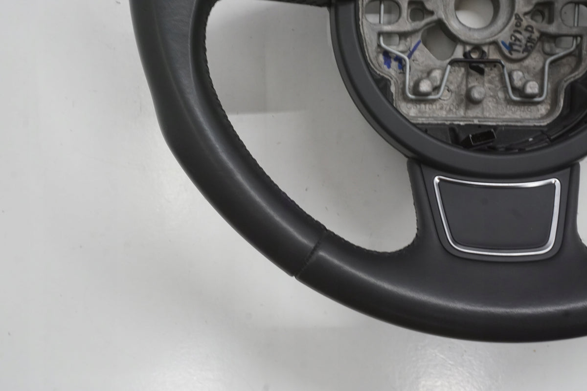 AUDI A1 8X 14R STEERING WHEEL MULTIFUNCTION LEATHER 4G0419091R