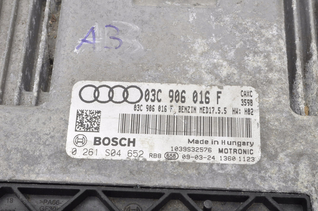 AUDI A3 8P 1.4 TFSI ENGINE DRIVER 03C906016F