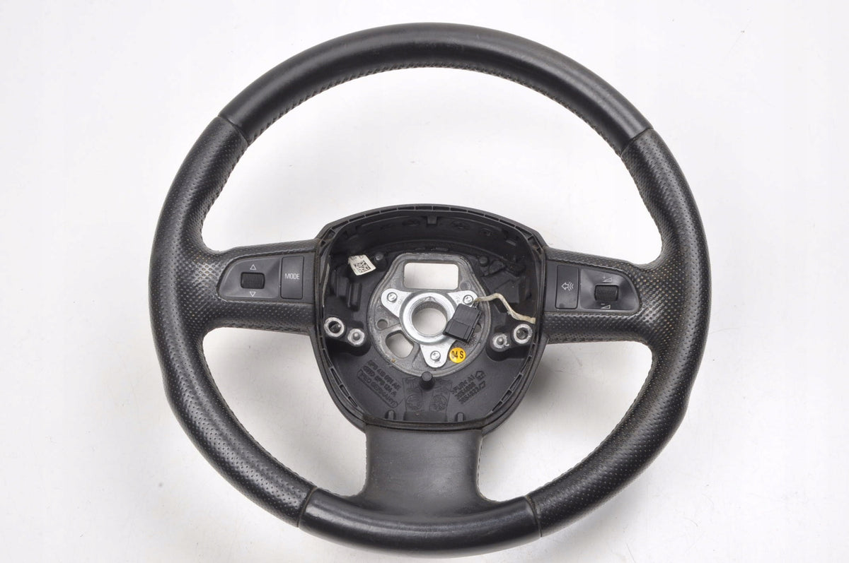 AUDI A3 8P LEATHER STEERING WHEEL 8P0419091CM MULTIFUNCTIONAL