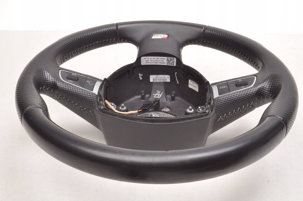 AUDI A3 8P LIFT S-LINE MULTIFUNCTION LEATHER STEERING WHEEL 8P0419091DT