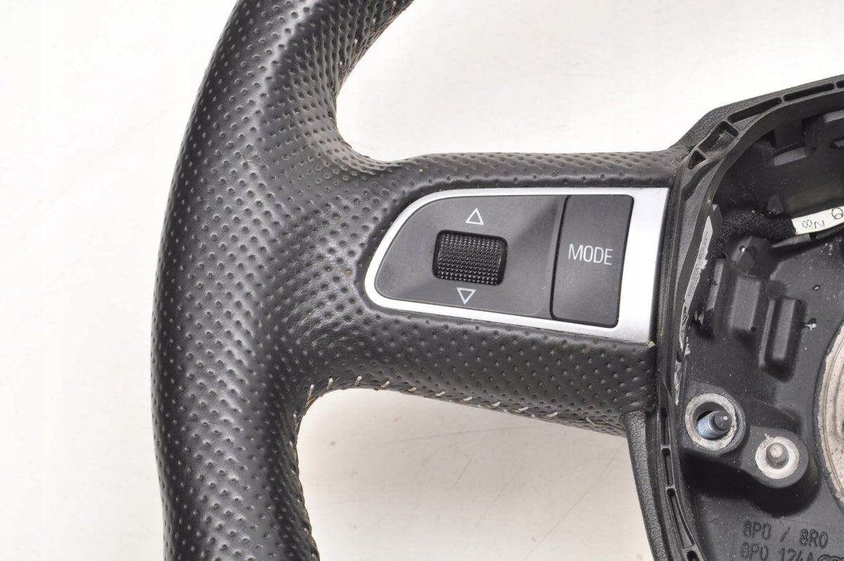 AUDI A3 8P LIFT S-LINE MULTIFUNCTION LEATHER STEERING WHEEL 8P0419091DT