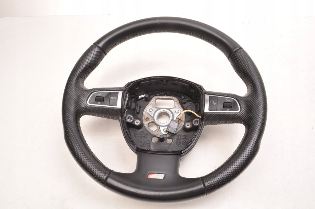 AUDI A3 8P LIFT S-LINE MULTIFUNCTION LEATHER STEERING WHEEL 8P0419091DT