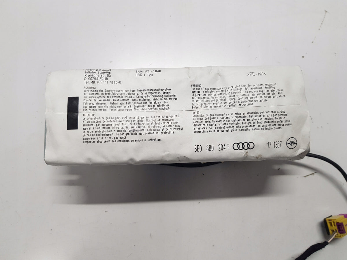 AUDI A4 B6 PASSENGER AIRBAG CUSHION 8E0880204E