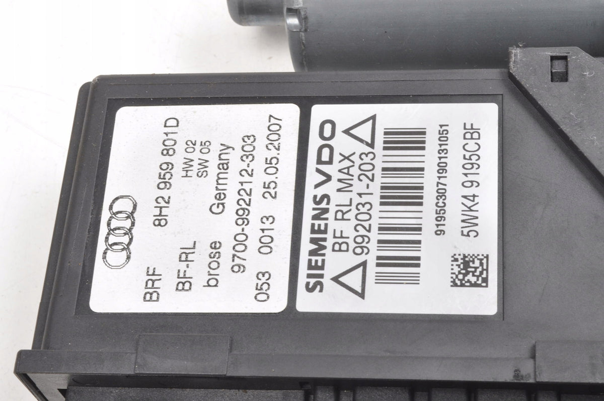 AUDI A4 B7 WINDOW MOTOR LEFT FRONT 8H2959801D