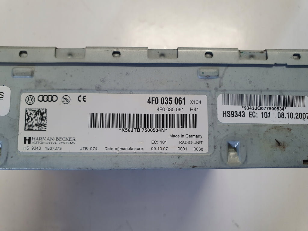 AUDI A4 B8 A5 8T LIFT RADIO TUNER 4F0035061