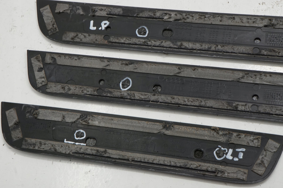 AUDI A4 B8 ALLROAD 09R THRESHOLD MOLDING OVERLAYS 8K9853373