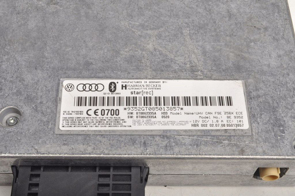 AUDI A4 B8 BLUETOOTH MODULE 8T0862335A