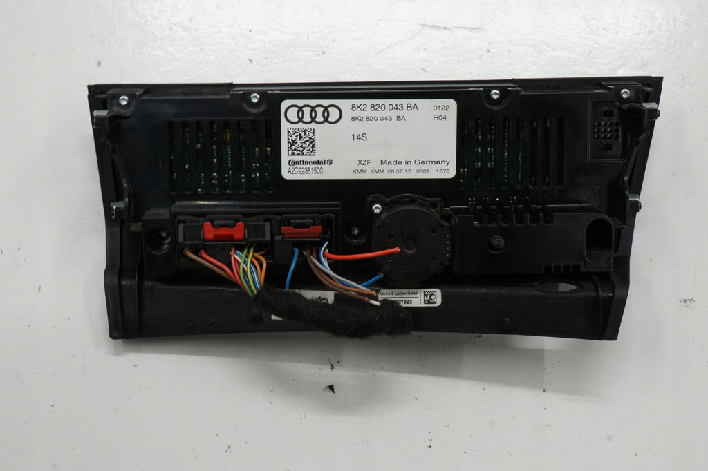 AUDI A4 B8 LIFT 15R AIR CONDITIONING PANEL 8K2820043BA ANGLIK UK