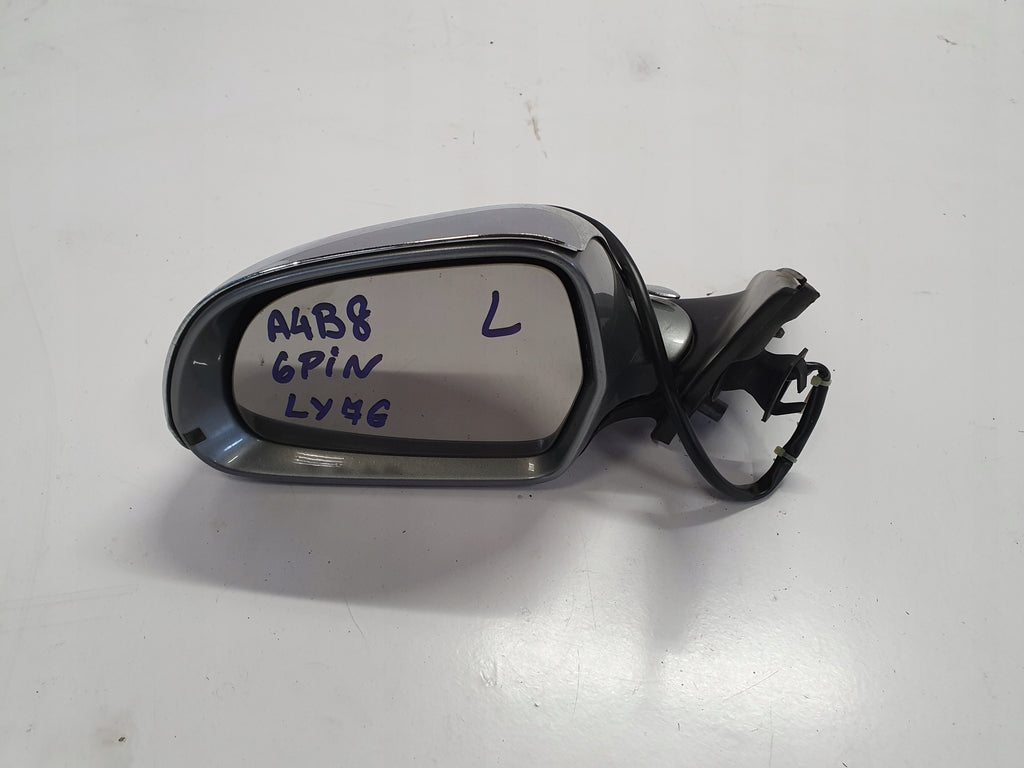 AUDI A4 B8 MIRROR LEFT 6PIN LY7G ENGLISH