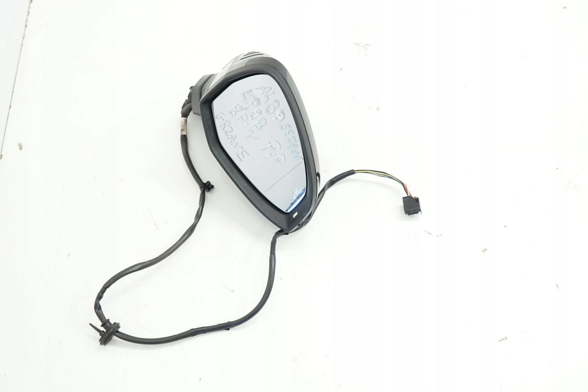 AUDI A4 B9 16R MIRROR RIGHT 9PIN LY9B ENGLISH