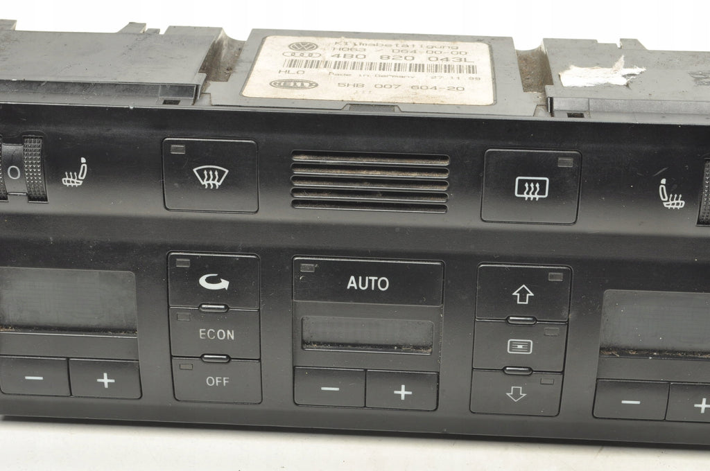 AUDI A6 C5 PANEL AIR CONDITIONING SWITCH 4B0820043L