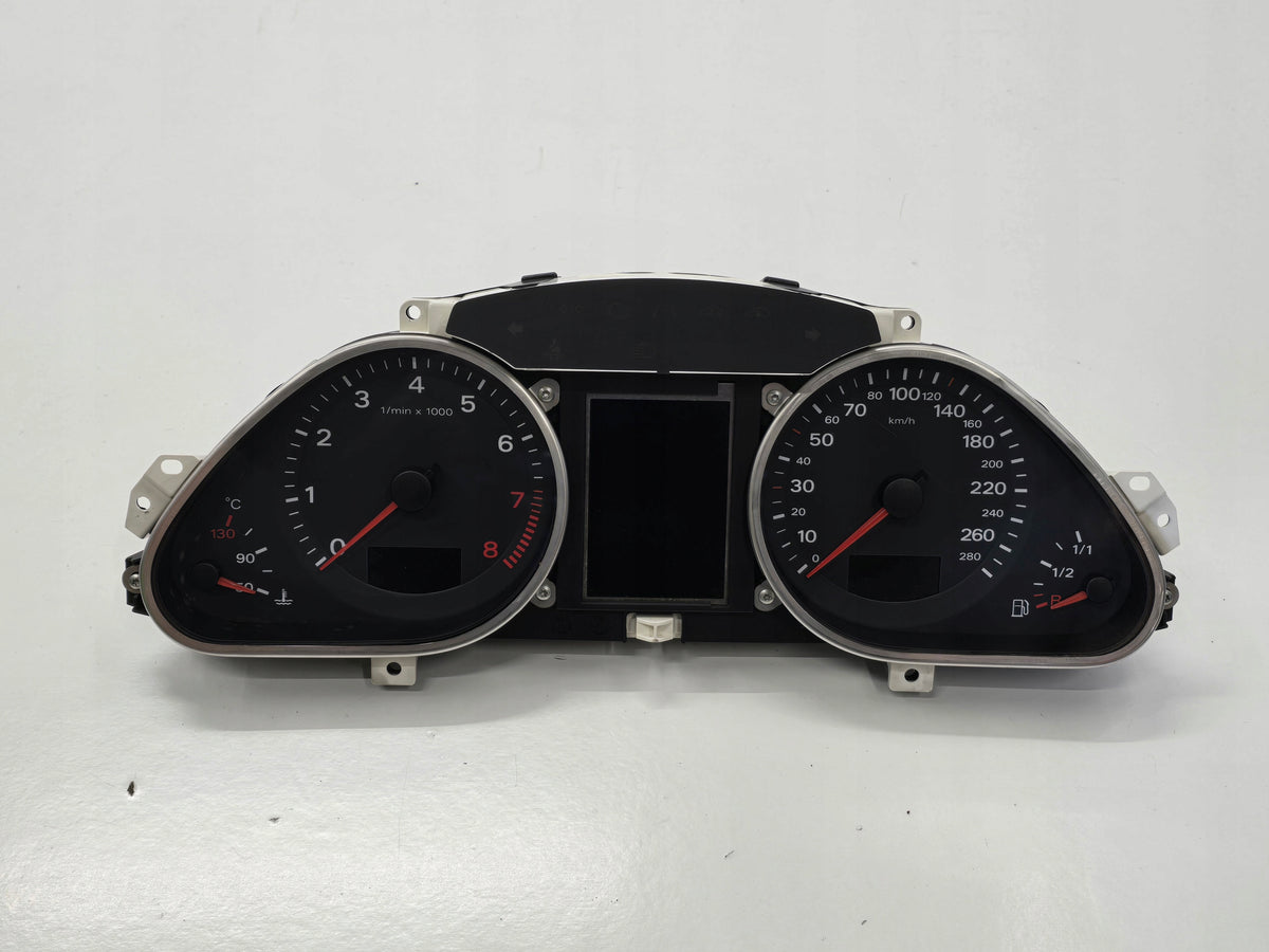 AUDI A6 C6 06R COUNTER CLOCK 2.4 V6 EUROPE AUTOMATIC