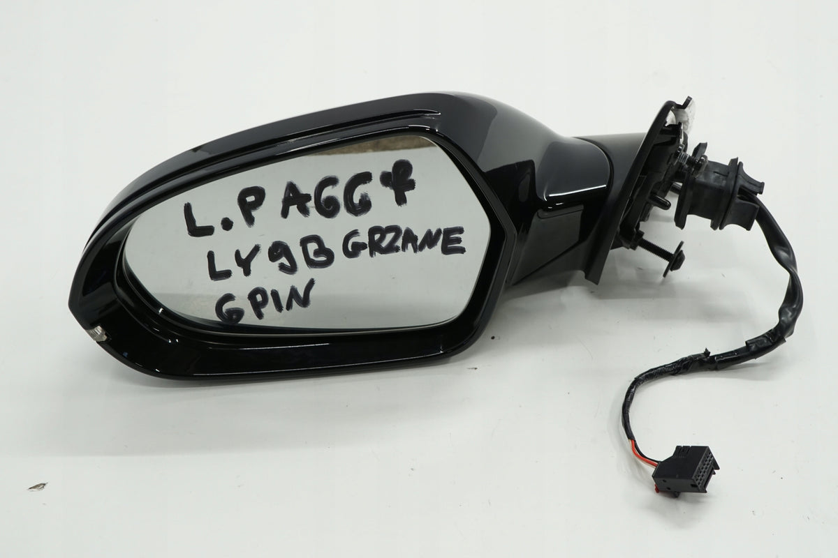 AUDI A6 C7 12R MIRROR LEFT 6PIN LY9B ANGLIK UK