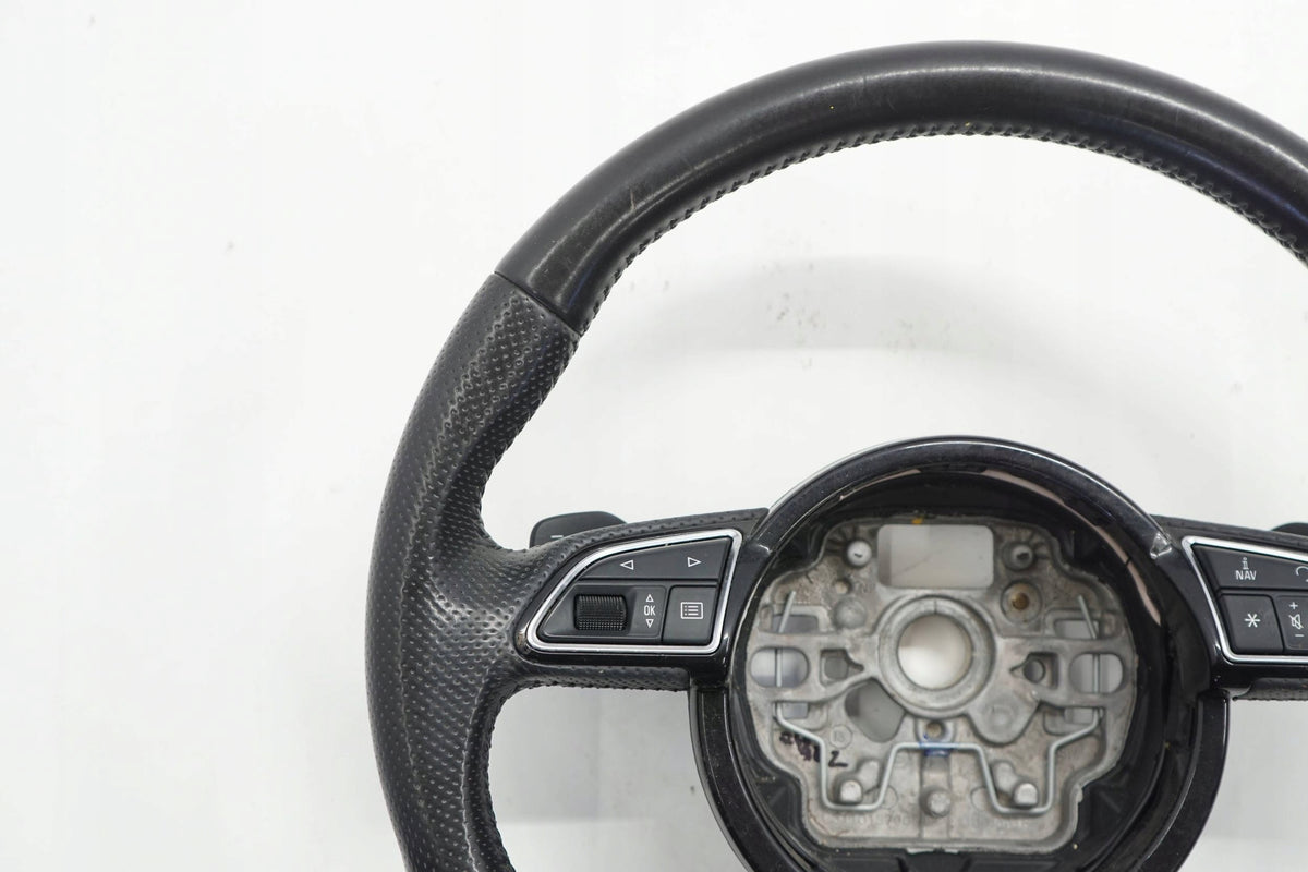 AUDI A6 C7 13R STEERING WHEEL LEATHER MULTI BLADES S-LINE 8X0419091M